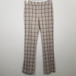 NWT Zara Plaid Pants Size M